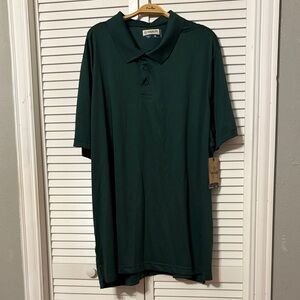 NWT Magellan Outdoors Men's Forest Green Polo Shirt